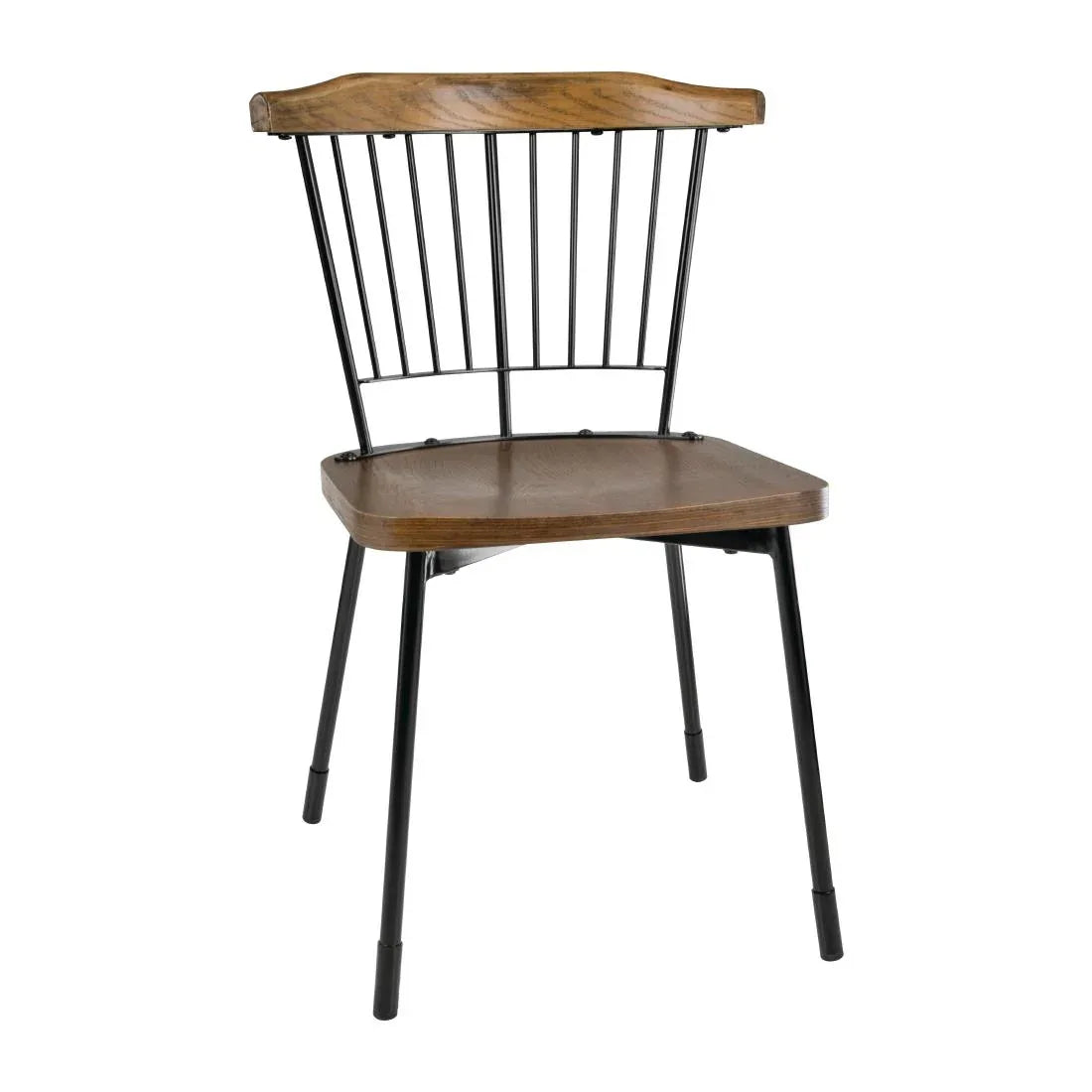 FB871 Bolero Scandi Side Chairs Black (Pack of 2) - JD Catering Equipment Solutions Ltd