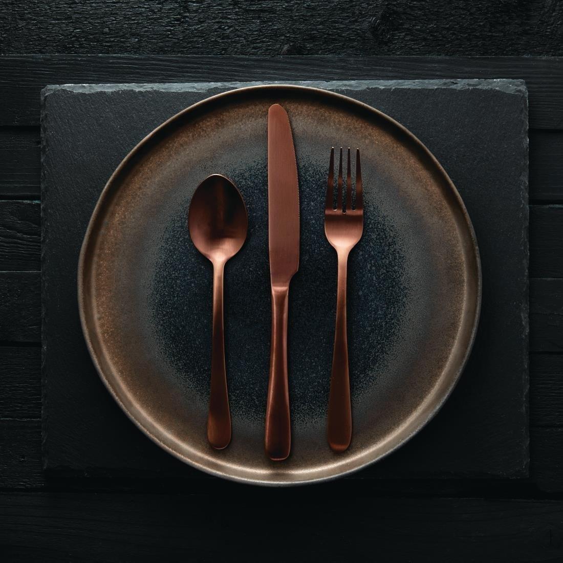 HC340 Olympia Cyprium Copper Table Knife (Pack of 12) - JD Catering Equipment Solutions Ltd