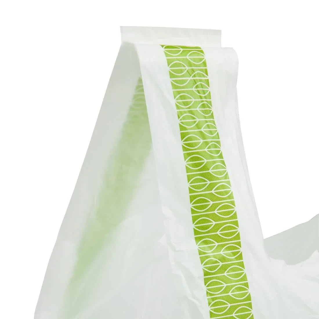 FC892 Vegware Compostable PLA Carrier Bags Medium (Pack of 500) - JD Catering Equipment Solutions Ltd