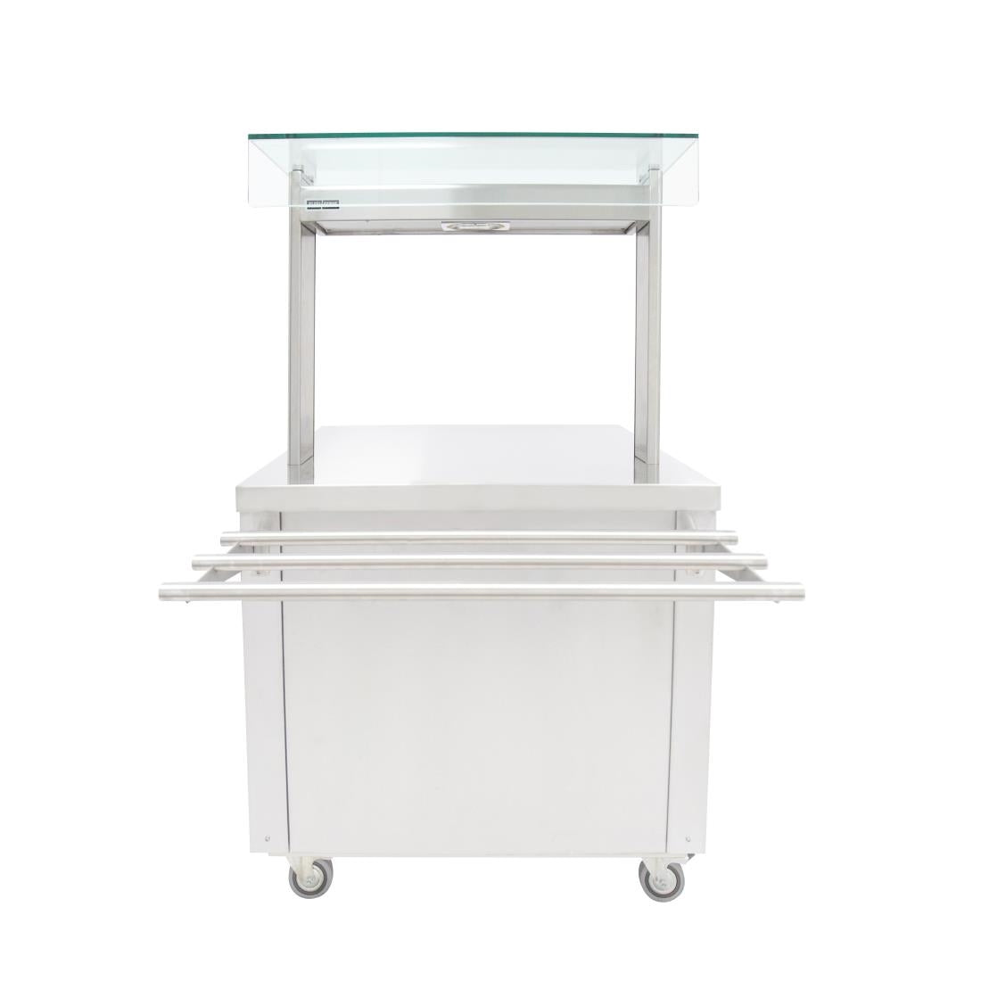 Parry Flexi-Serve Ambient Cupboard with Plain Top & LED Illuminated Gantry FS-A2Pack