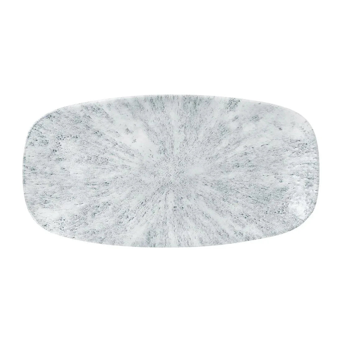 FD895 Churchill Stone Pearl Grey Chefs Oblong Plate 13 7/8X7 3/8" (Box 6) (Direct) - JD Catering Equipment Solutions Ltd