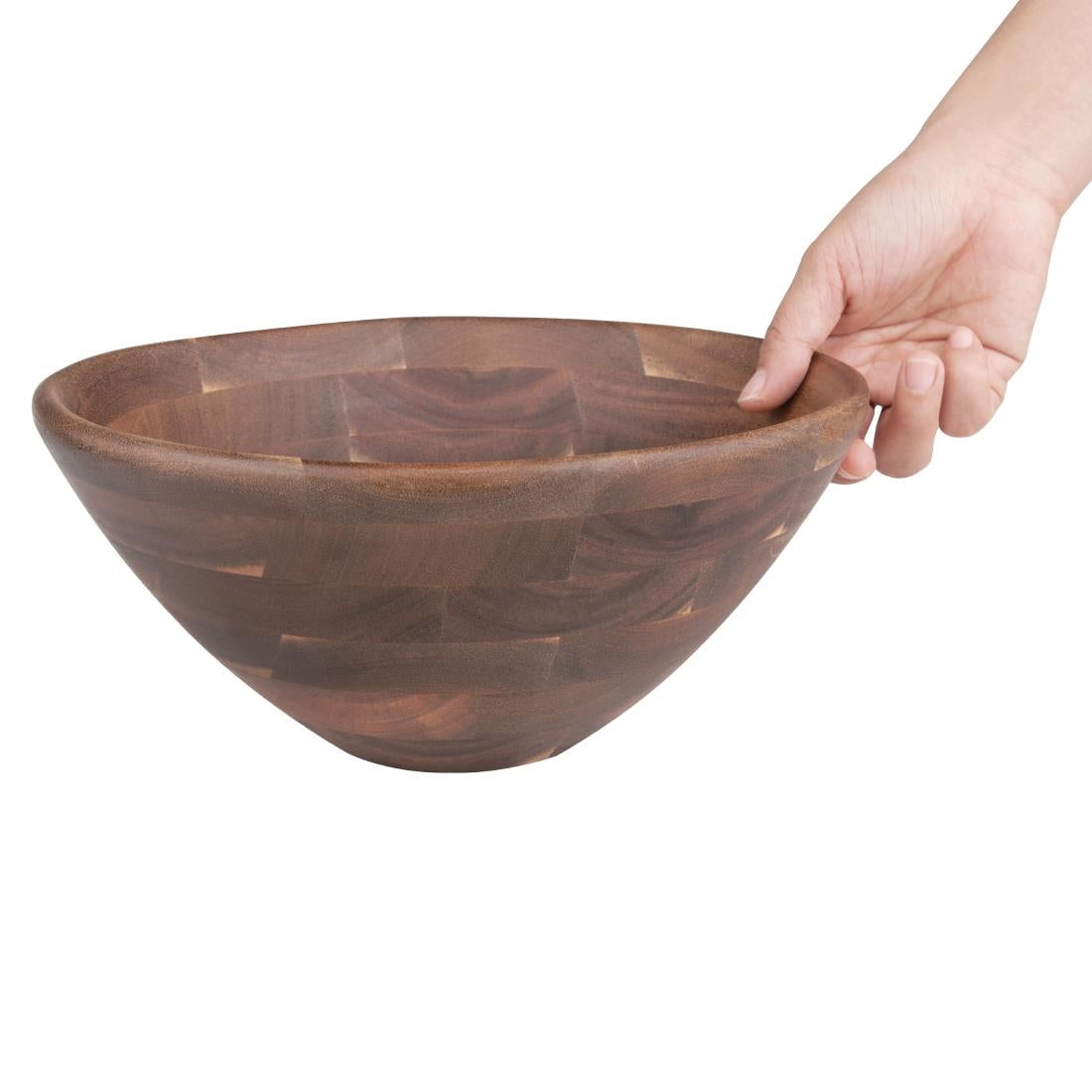 FE158 Olympia Acacia Bowl 254(Ø) x 114(H)mm