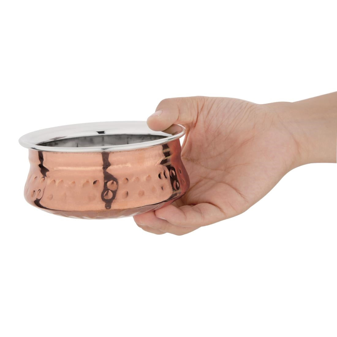 FE297 Olympia Small Handi Serving Dish Copper 110(Ø)mm