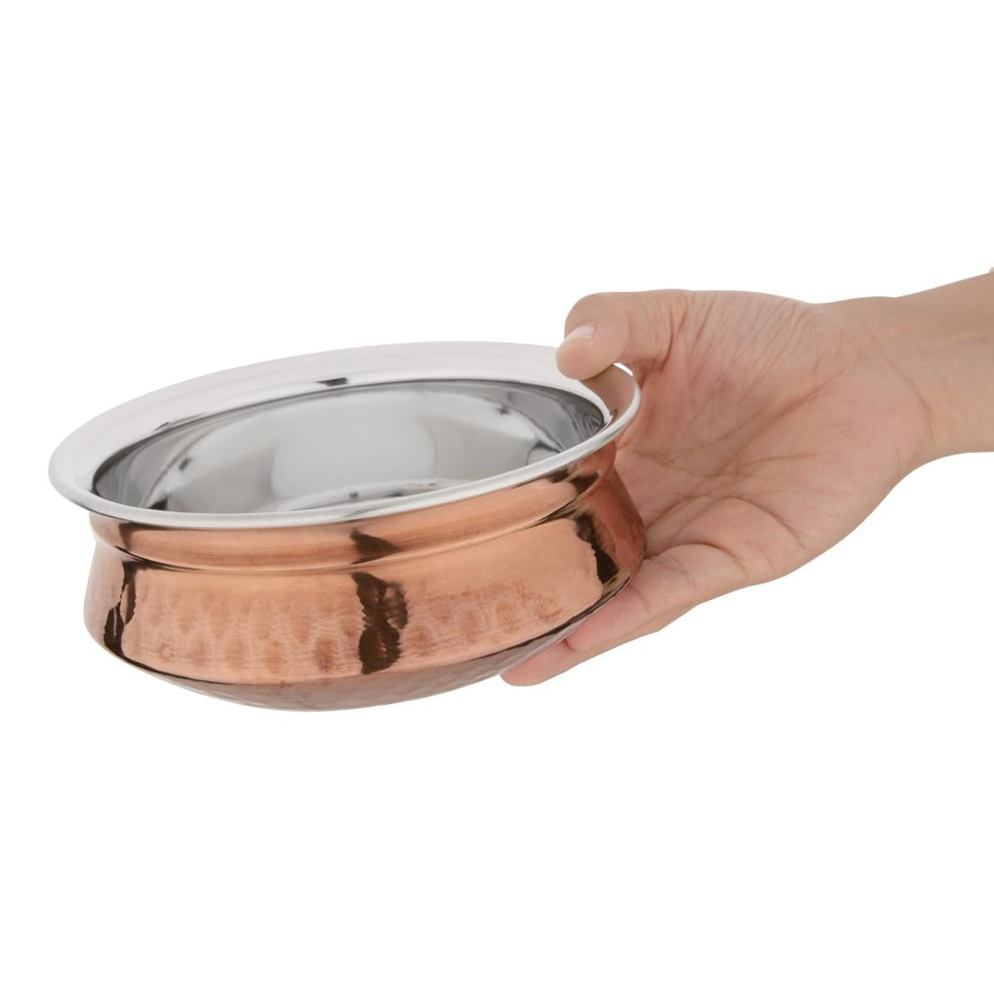 FE298 Olympia Medium Handi Serving Dish Copper 150mm