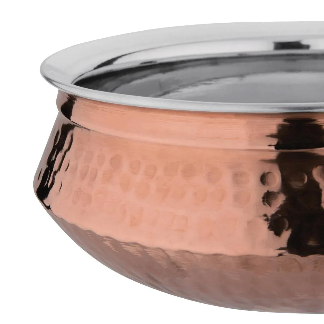 FE299 Olympia Large Handi Serving Dish Copper 200(Ø)mm - JD Catering Equipment Solutions Ltd