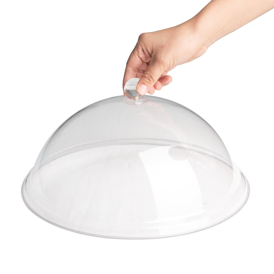 FE470 Olympia Kristallon Polycarbonate Domed Cover Clear 315 x 125(H)mm