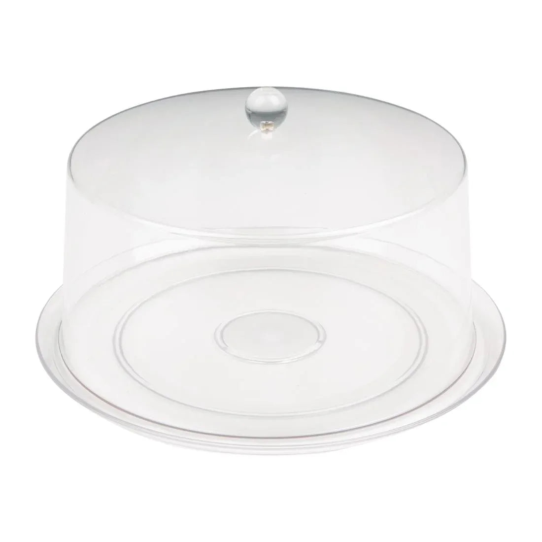 FE473 Olympia Kristallon Polycarbonate Display Cover Clear 308(Ø) x 190(H)mm - JD Catering Equipment Solutions Ltd