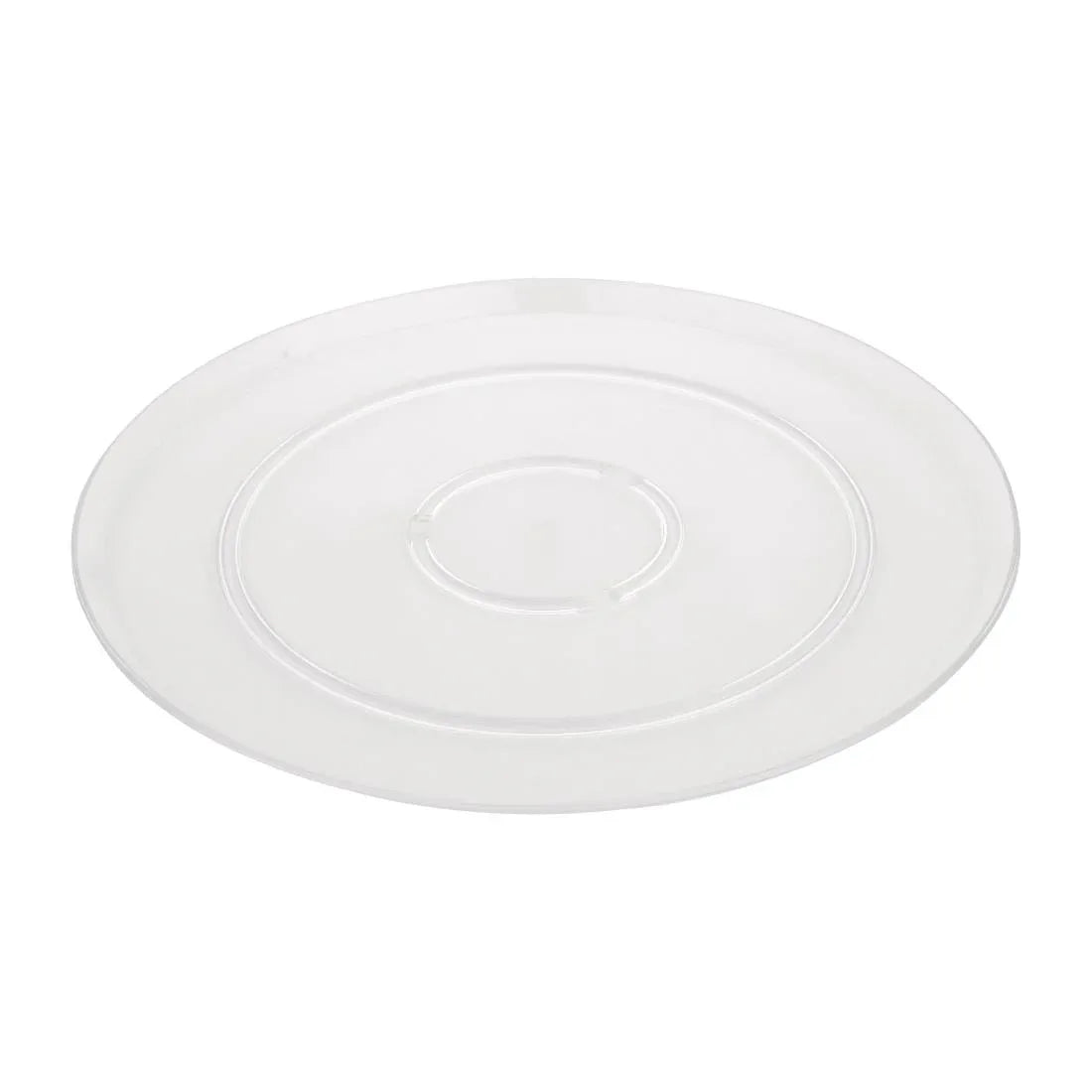 FE474 Olympia Kristallon Polycarbonate Display Plate Clear 345(Ø)mm - JD Catering Equipment Solutions Ltd