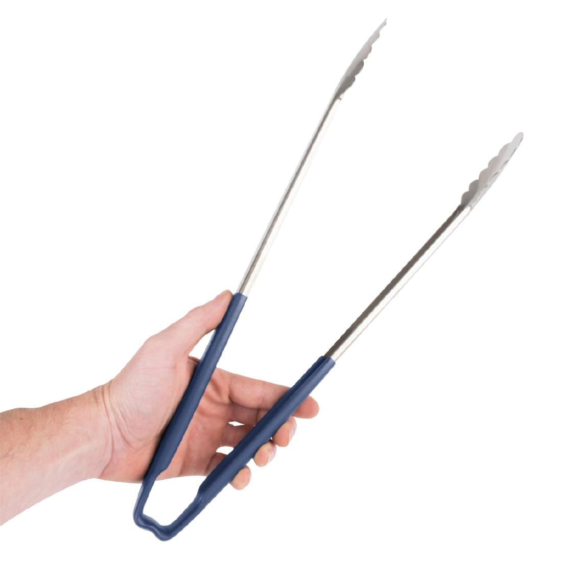 FE476 Vollrath Utility Grip Tongs Blue 406mm