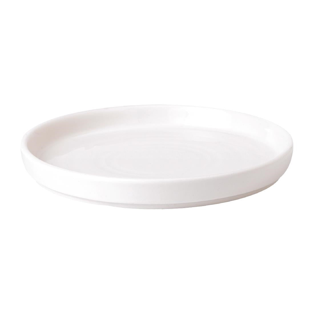FE945 White Walled Plate 6 1/8 " (Box 6)