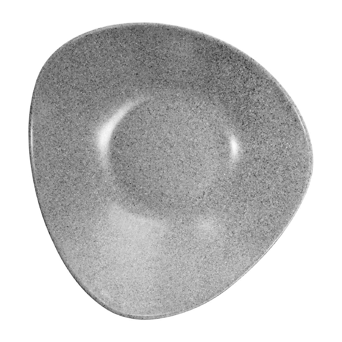 Churchill Melamine Lotus Dishes Granite 355mm (4 Pack)