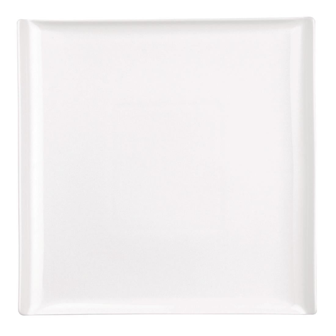 Churchill Melamine Square Trays White 303x303mm (4 Pack)