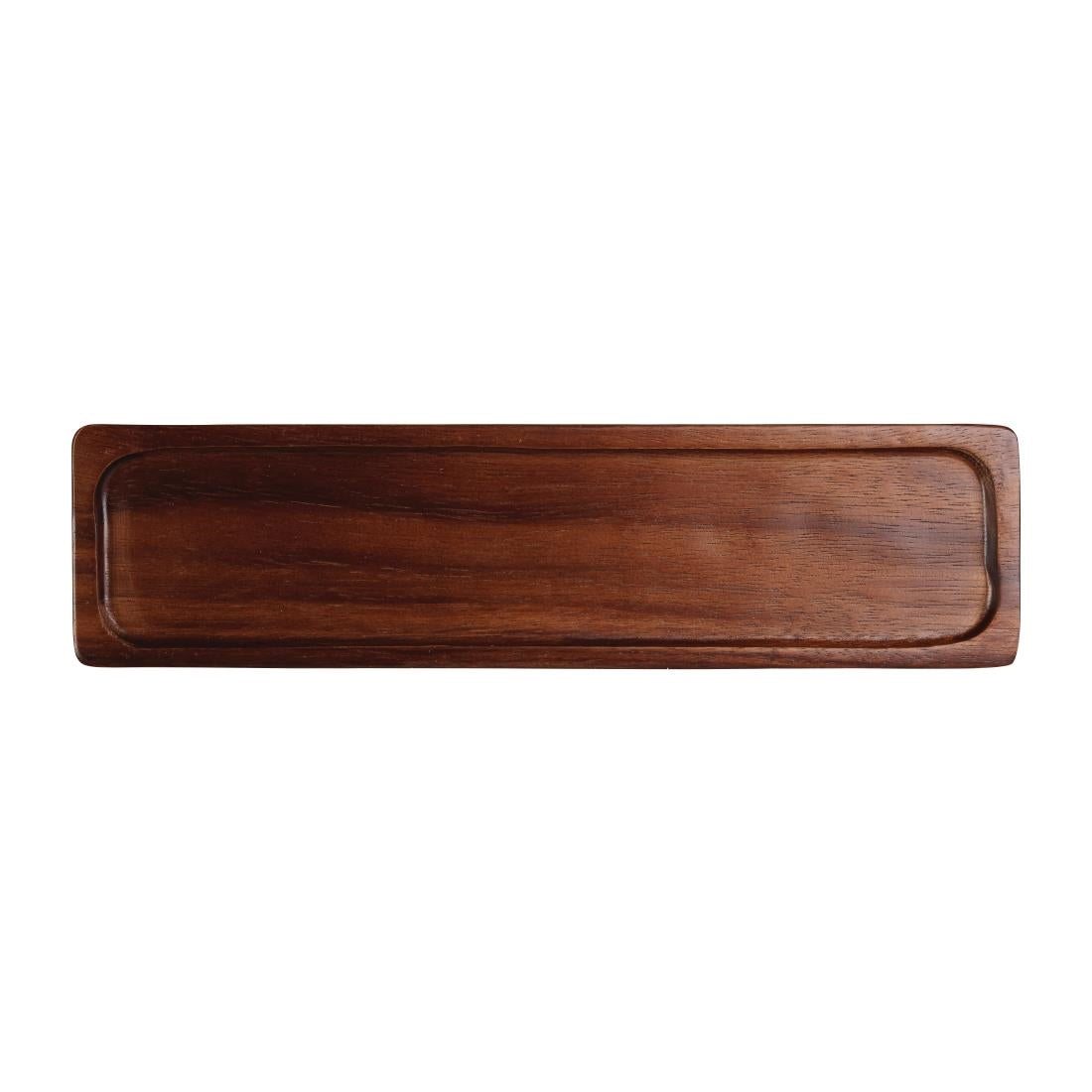 Churchill Wooden Rectangular Deli Boards 90x353mm (4 Pack)