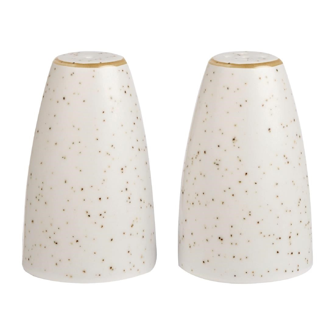 Churchill Stonecast Pepper Shakers Barley White 70mm (12 Pack)
