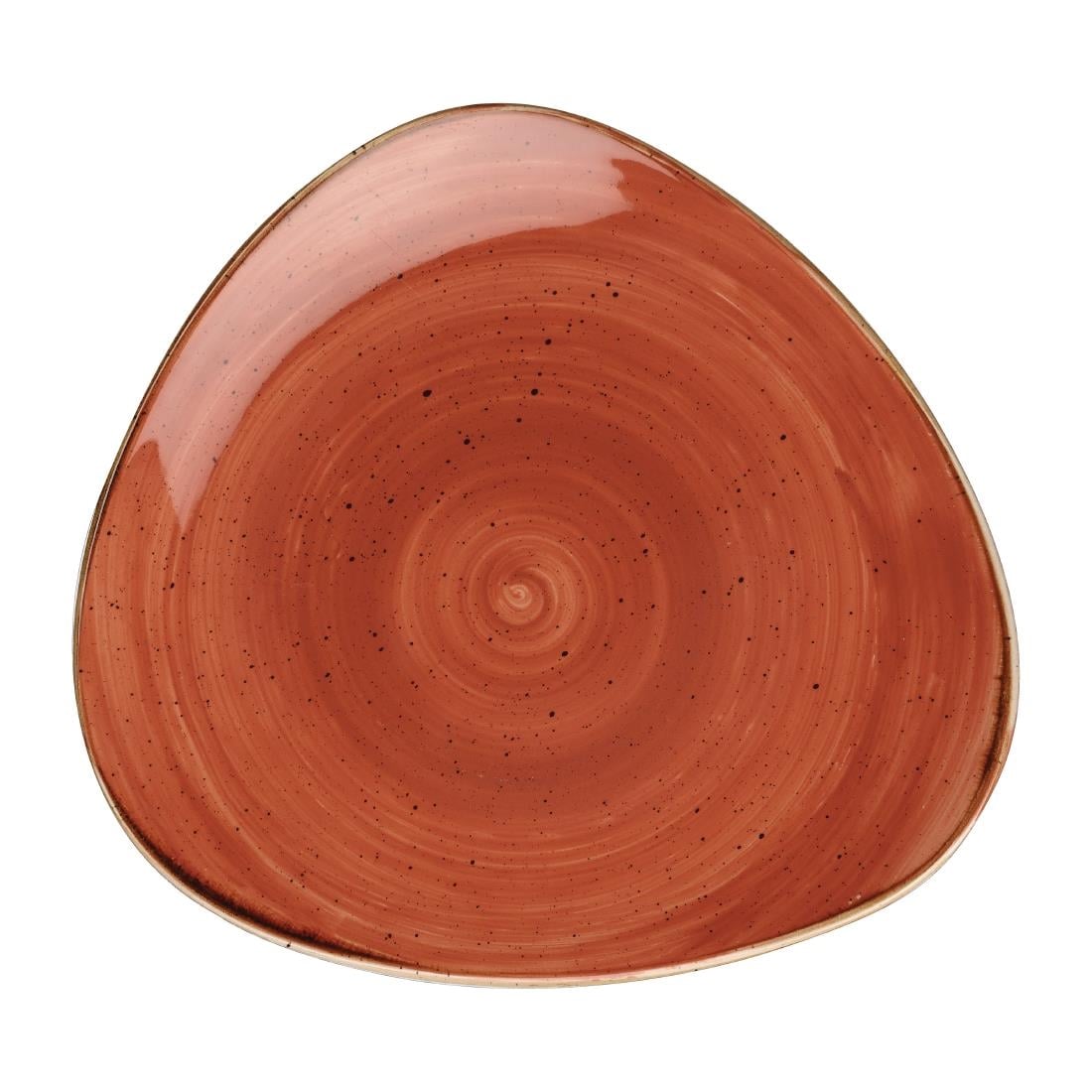 Churchill Stonecast Lotus Plates Spiced Orange 203mm (12 Pack)