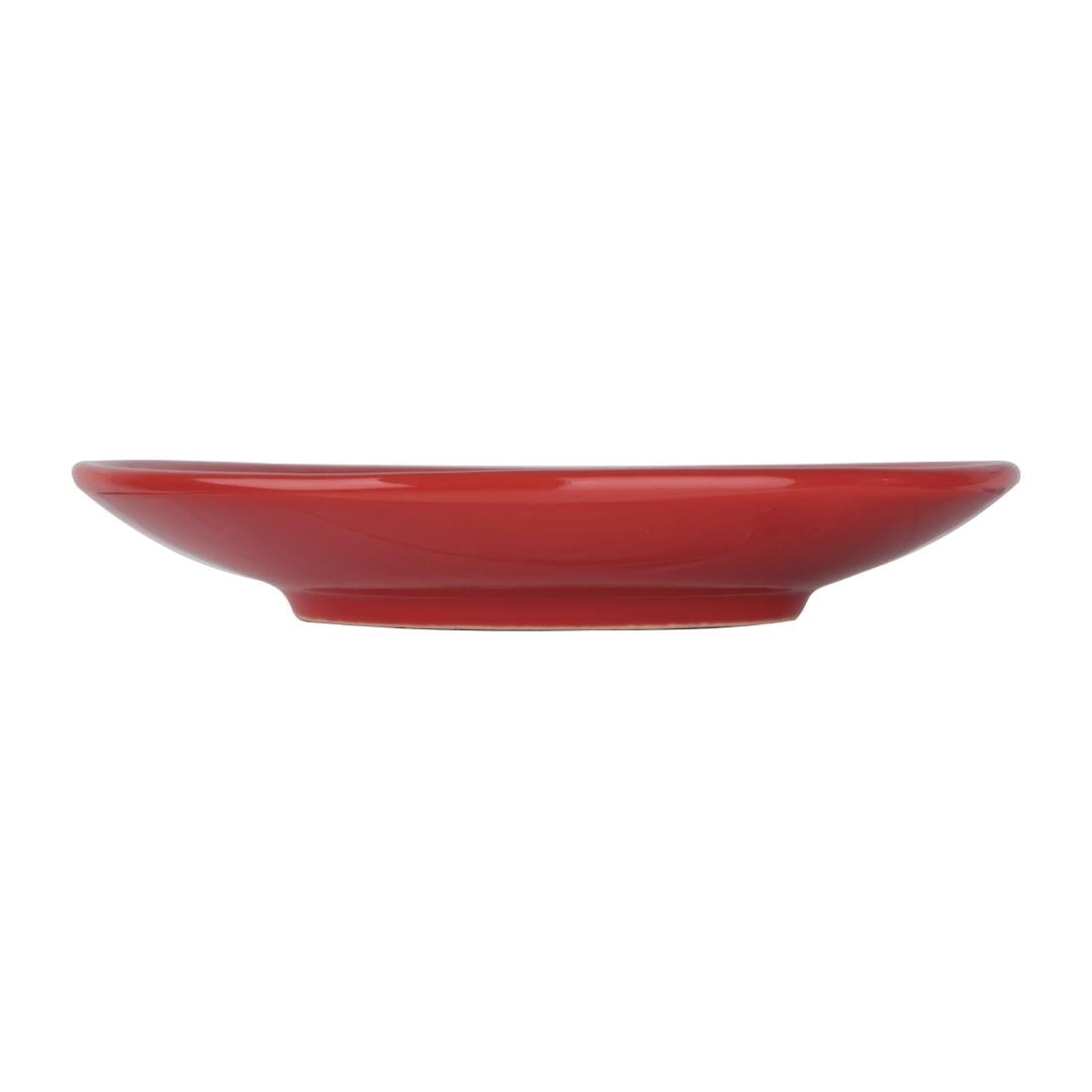 FF995 Olympia Cafe Red Saucer (Fits FF990) - 135mm 5 3/10" (Box 12)