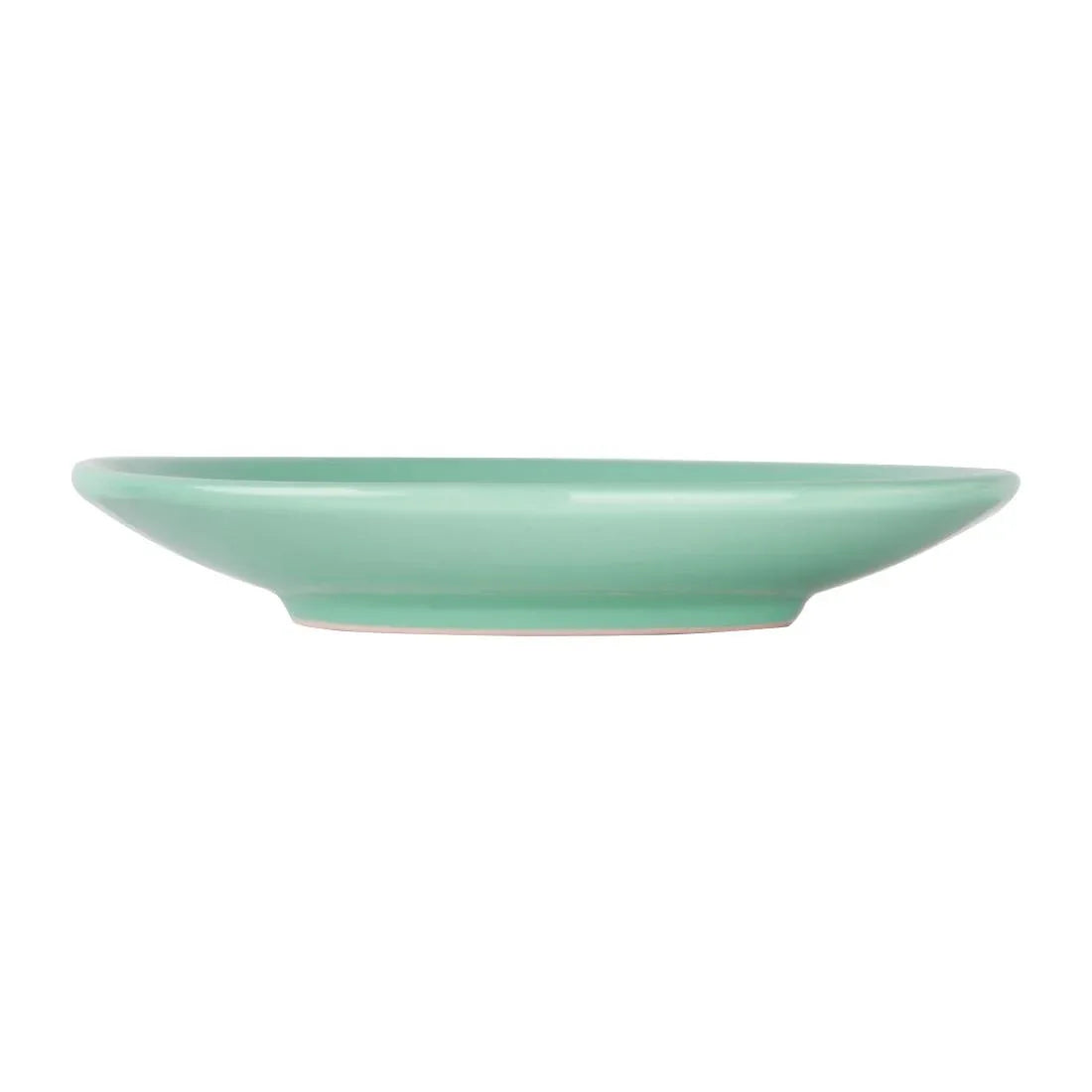 FF998 Olympia Cafe Flat White Saucers Aqua 135mm (Pack of 12) - JD Catering Equipment Solutions Ltd