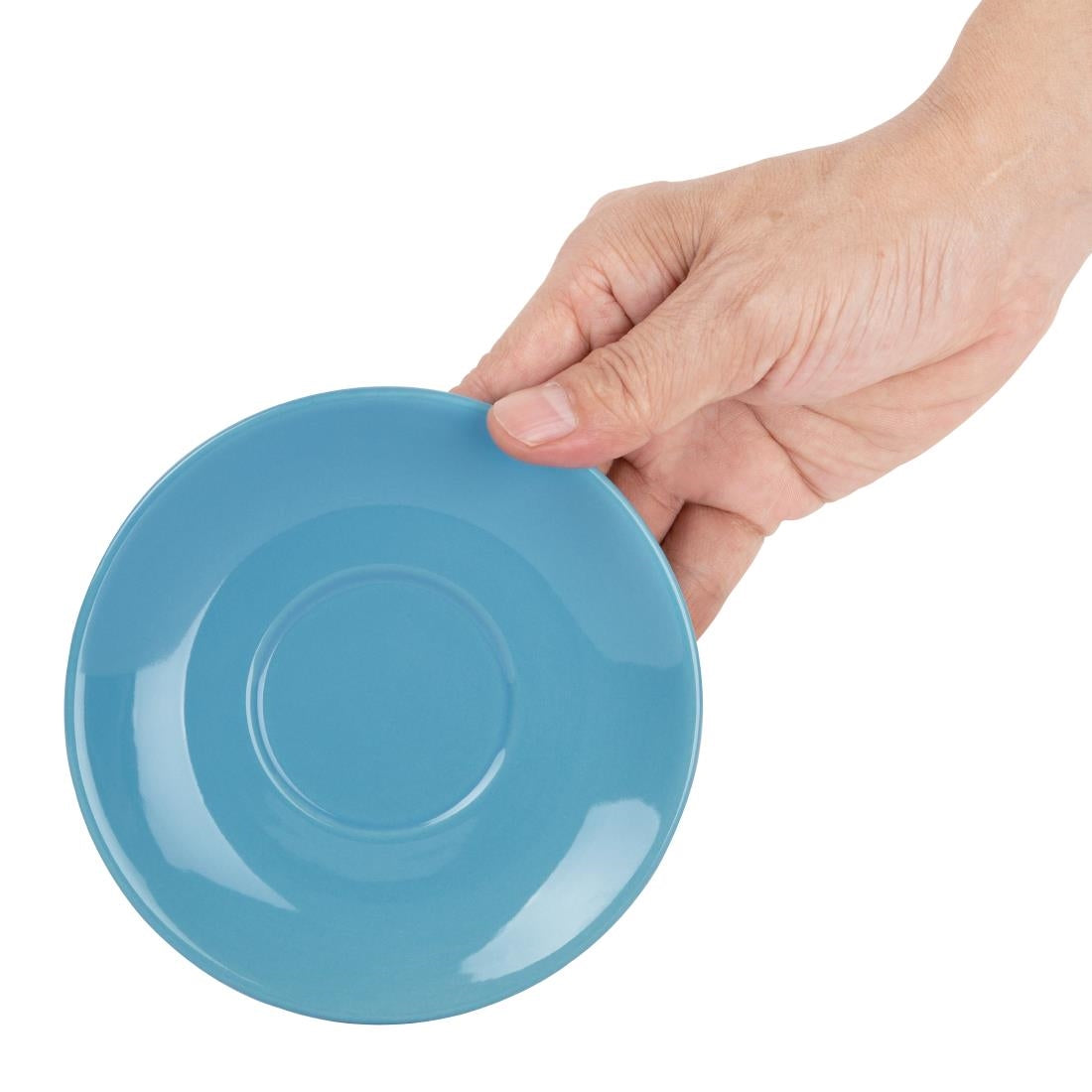 FF999 Olympia Cafe Blue Saucer (Fits FF994) - 135mm 5 3/10" (Box 12)