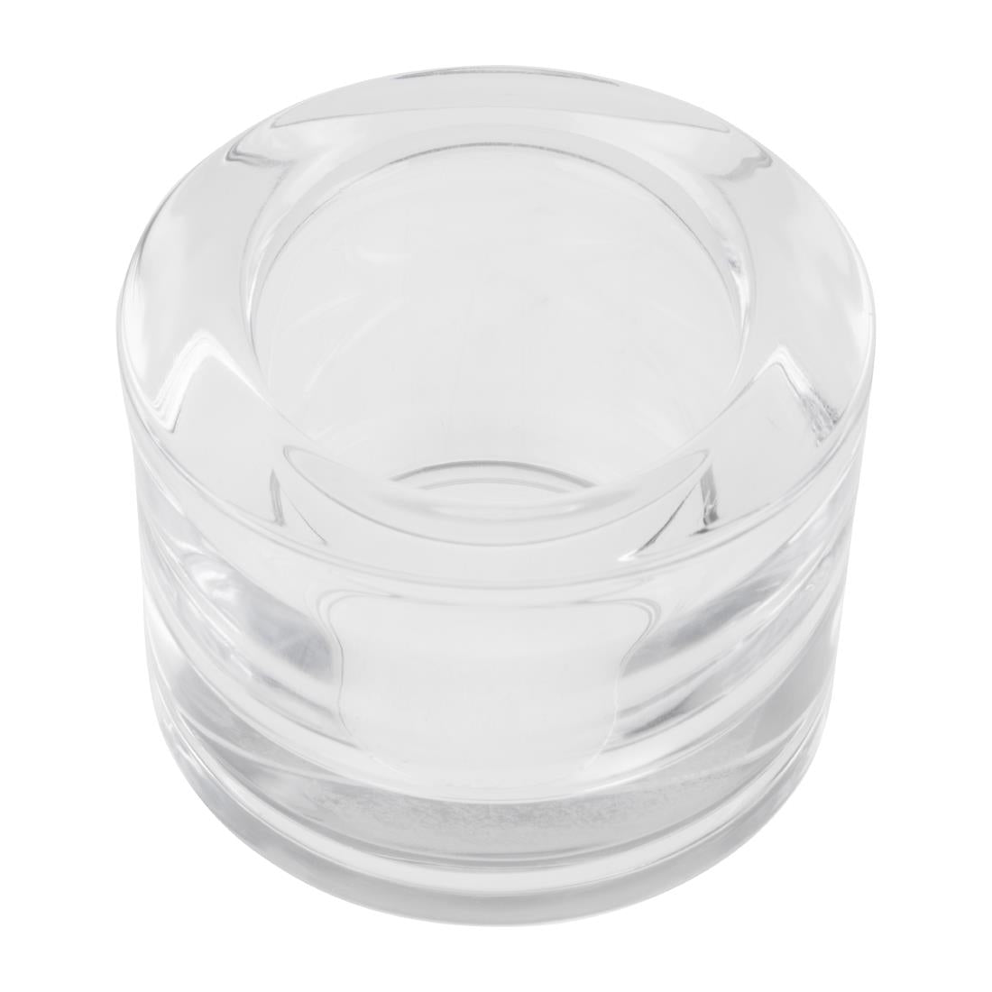FG056 Utopia Chunky Clear Tealight Holders (Pack of 12)