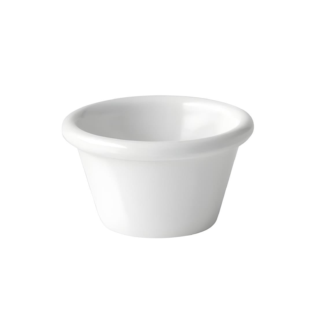 Utopia Melamine Ramekins White 40ml (12 Pack)