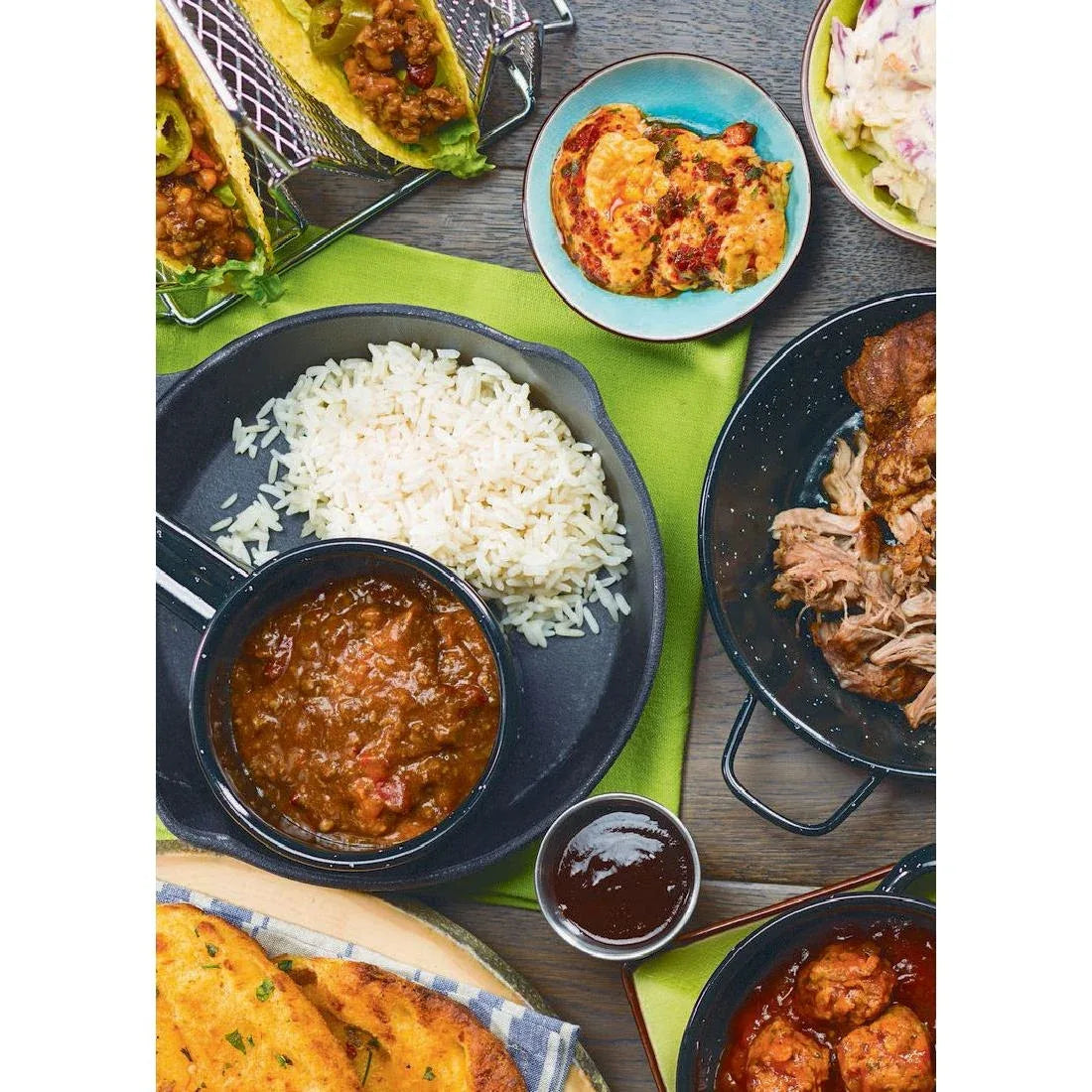 FH473 Utopia Soho Aqua Rectangular Plates 210x140mm (Pack of 6) - JD Catering Equipment Solutions Ltd