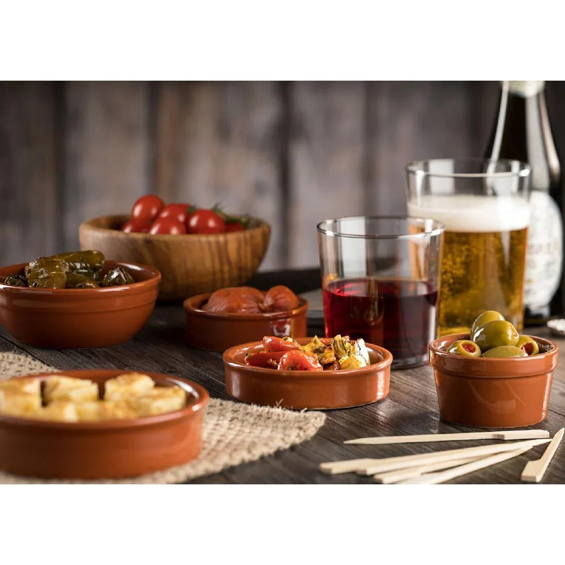 FH600 Utopia Tapas Dishes 130mm (Pack of 6) - JD Catering Equipment Solutions Ltd