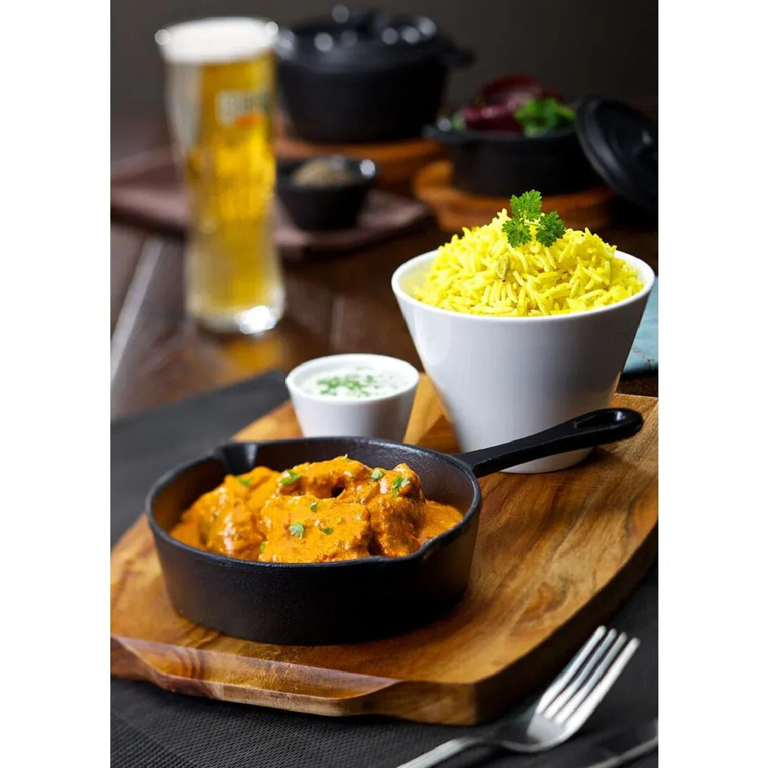 FH634 Utopia Round Pan 140mm (Pack of 6) - JD Catering Equipment Solutions Ltd