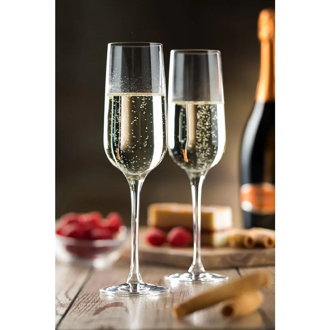 FJ158 Nude Refine Flutes 200ml (Pack of 24) - JD Catering Equipment Solutions Ltd