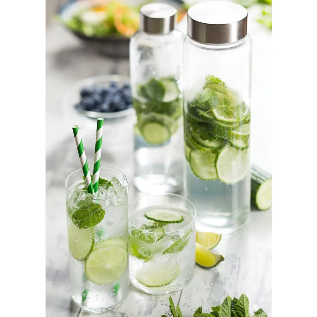 FJ234 Utopia Atlantis Lidded Water Bottle 1Ltr (Pack of 12) - JD Catering Equipment Solutions Ltd