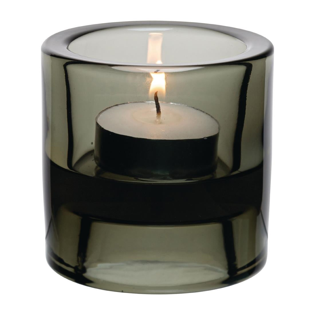 FJ235 Utopia Black Double Ended Tealight Holders 70mm (Pack of 12)