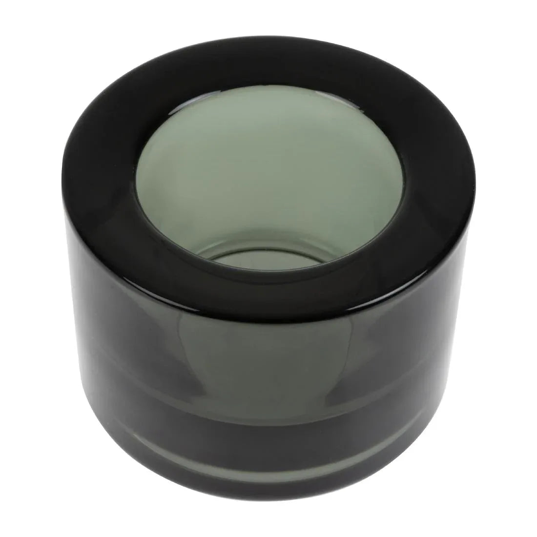 FJ256 Utopia Chunky Black Tealight Holders (Pack of 12)