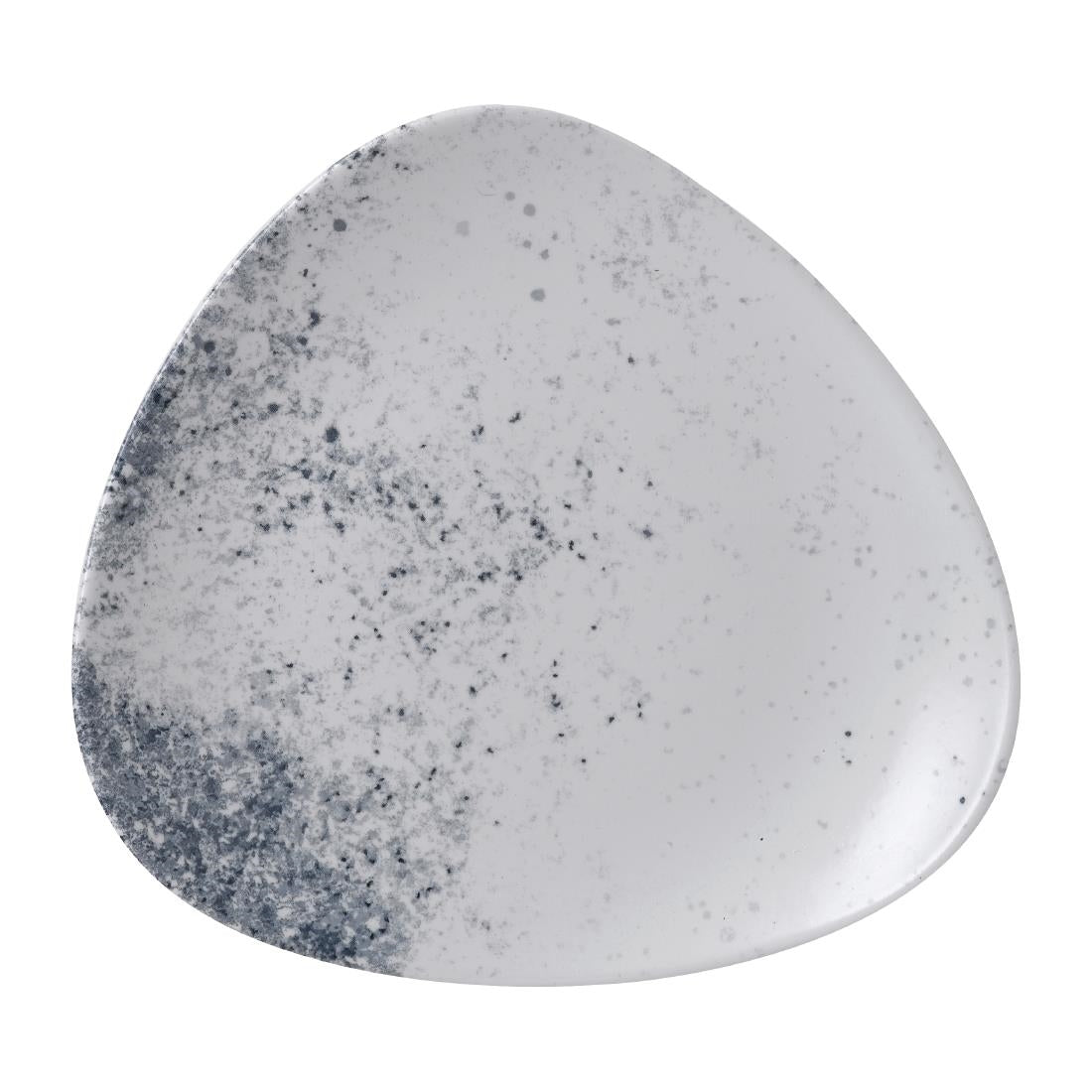 FJ816 Studio Prints Haze Blue Triangle Plate 9 " (Box 12)