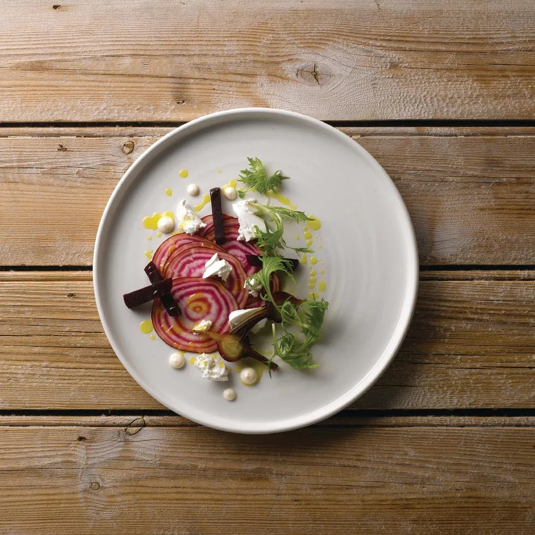 FJ832 Vellum White Walled Plate 8 1/4 " (Box 6) - JD Catering Equipment Solutions Ltd