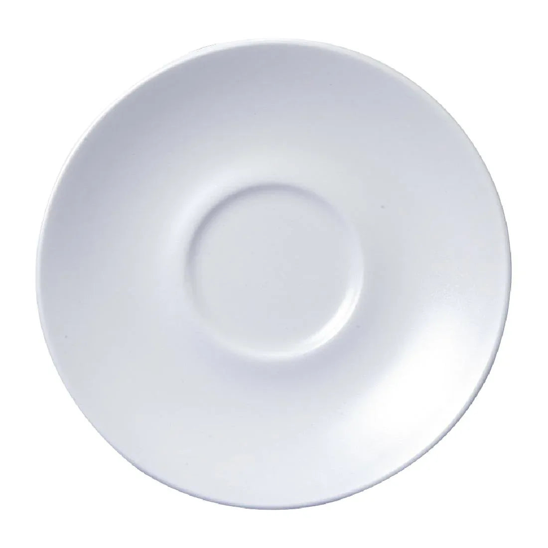 FJ838 Vellum White Espresso Saucer 4 1/2 " (Box 12) - JD Catering Equipment Solutions Ltd