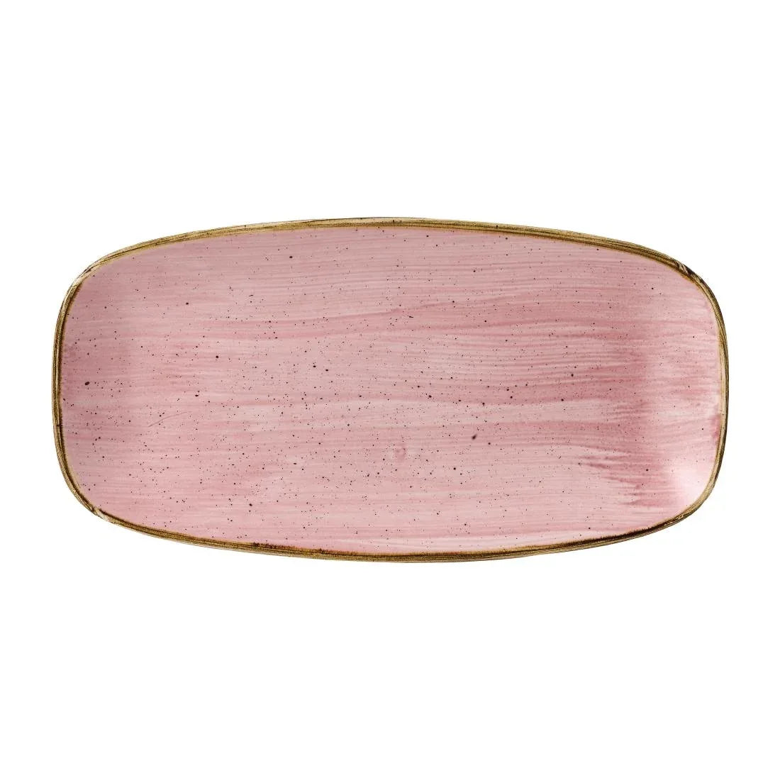 FJ908 Stonecast Petal Pink Chefs' Oblong Plate No. 3 11 3/4 x 6 " (Pack of 12) - JD Catering Equipment Solutions Ltd