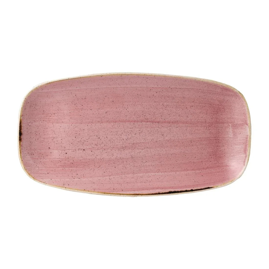 FJ909 Stonecast Petal Pink Chefs' Oblong Plate No. 4 13 7/8 x 7 3/8 " (Box 6) - JD Catering Equipment Solutions Ltd