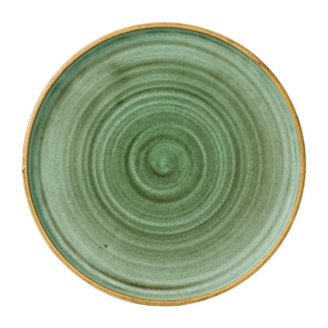 FJ914 Stonecast Samphire Green Walled Plate 10 1/4 " (Box 6) - JD Catering Equipment Solutions Ltd