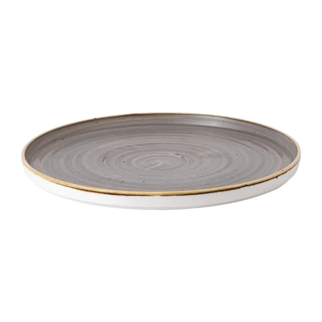 FJ918 Stonecast Peppercorn Grey Walled Plate 10 3/4 " (Box 6) - JD Catering Equipment Solutions Ltd