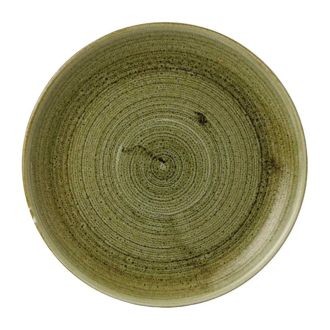 FJ928 Stonecast Plume Olive Coupe Plate 10 1/4 " (Pack of 12) - JD Catering Equipment Solutions Ltd