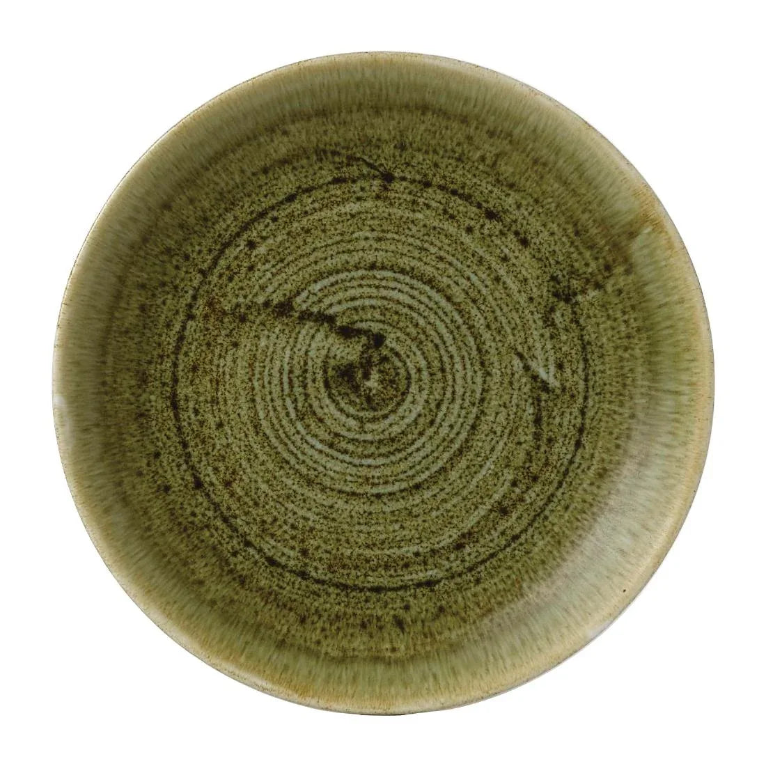 FJ930 Stonecast Plume Olive Coupe Plate 6 1/2 " (Pack of 12) - JD Catering Equipment Solutions Ltd
