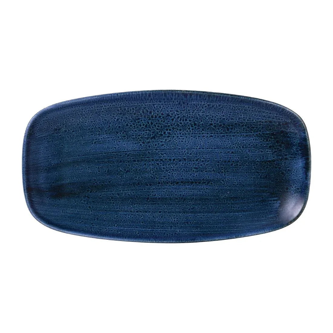 FJ952 Stonecast Plume Ultramarine Chefs' Oblong Plate No. 4 13 7/8 x 7 3/8 " (Box 6) - JD Catering Equipment Solutions Ltd