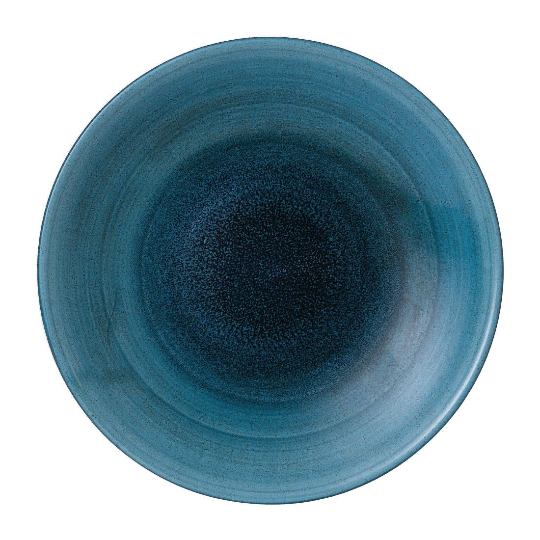 FJ967 Stonecast Aqueous Lagoon Deep Coupe Plate 11 " (Box 12)