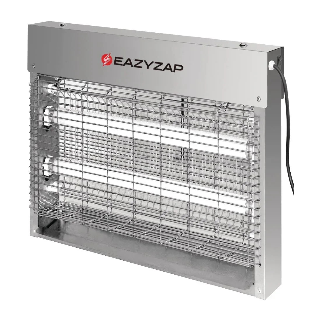 FP983 Eazyzap Energy Efficient Stainless Steel LED Fly Killer 30m²