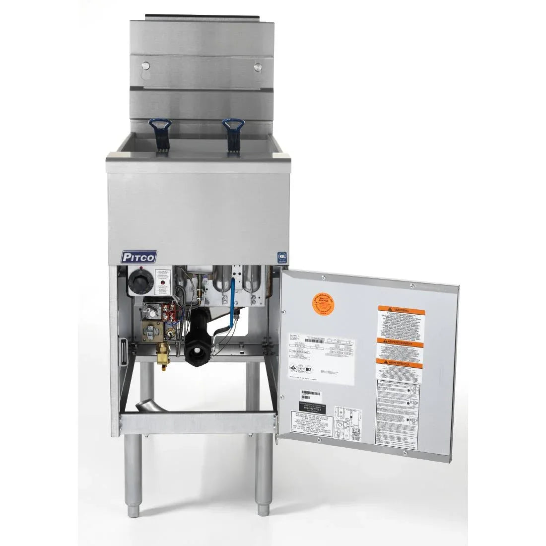 FS125-P Pitco Twin Basket Single Tank Gas Fryer SG14S FS125 LPG - JD Catering Equipment Solutions Ltd