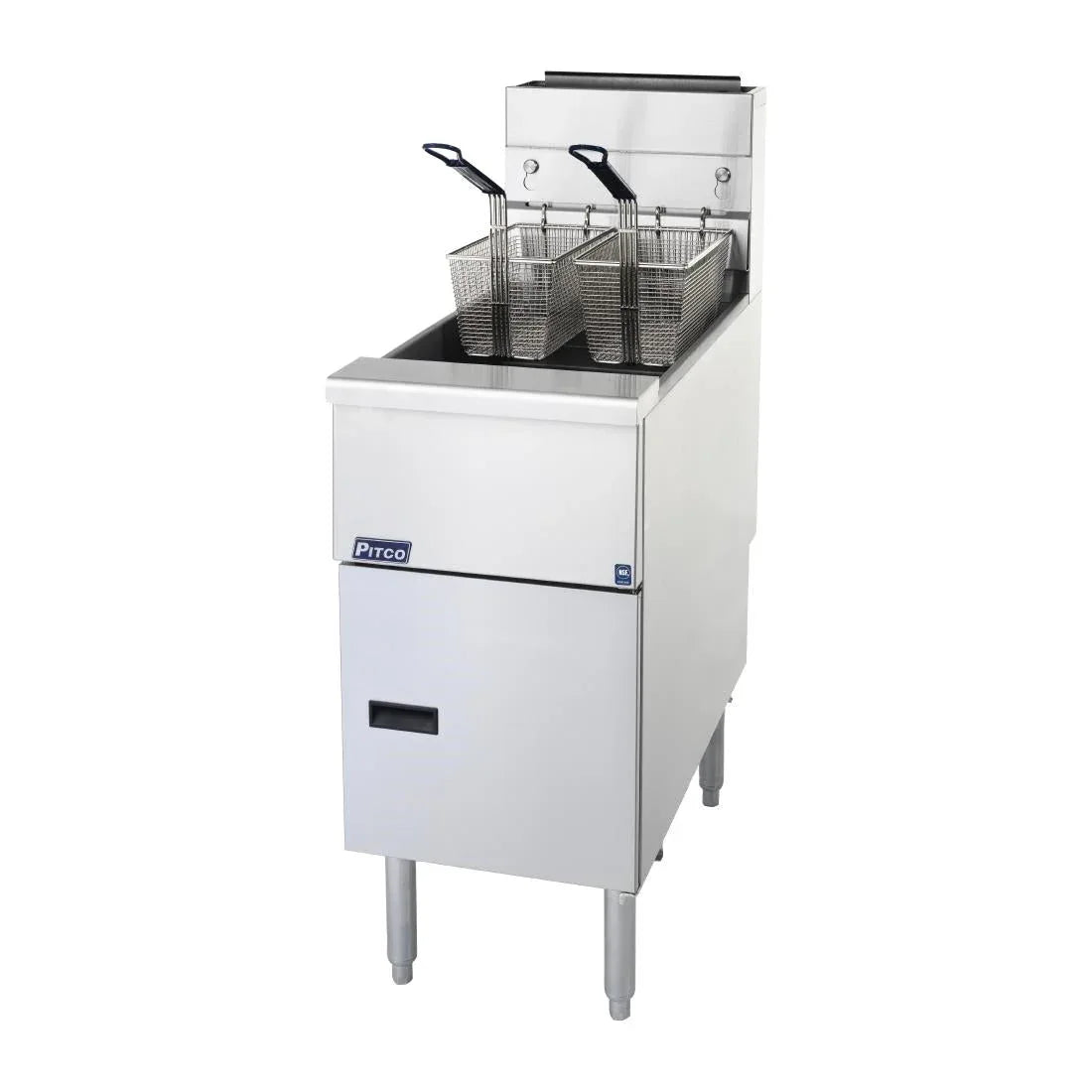 FS125-P Pitco Twin Basket Single Tank Gas Fryer SG14S FS125 LPG - JD Catering Equipment Solutions Ltd