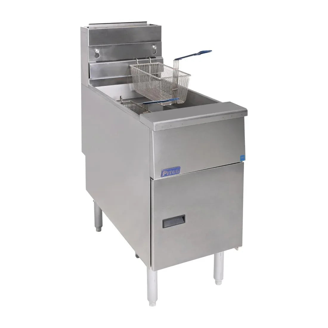 FS125-P Pitco Twin Basket Single Tank Gas Fryer SG14S FS125 LPG - JD Catering Equipment Solutions Ltd