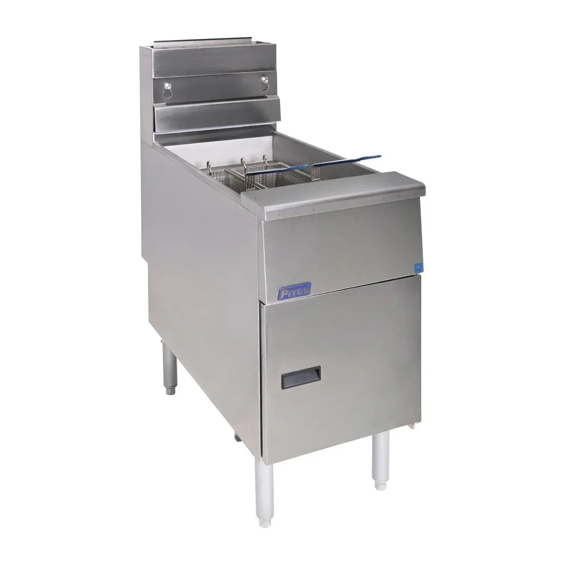 FS125-N Pitco Twin Basket Single Tank Gas Fryer SG14S FS125 Natural Gas - JD Catering Equipment Solutions Ltd