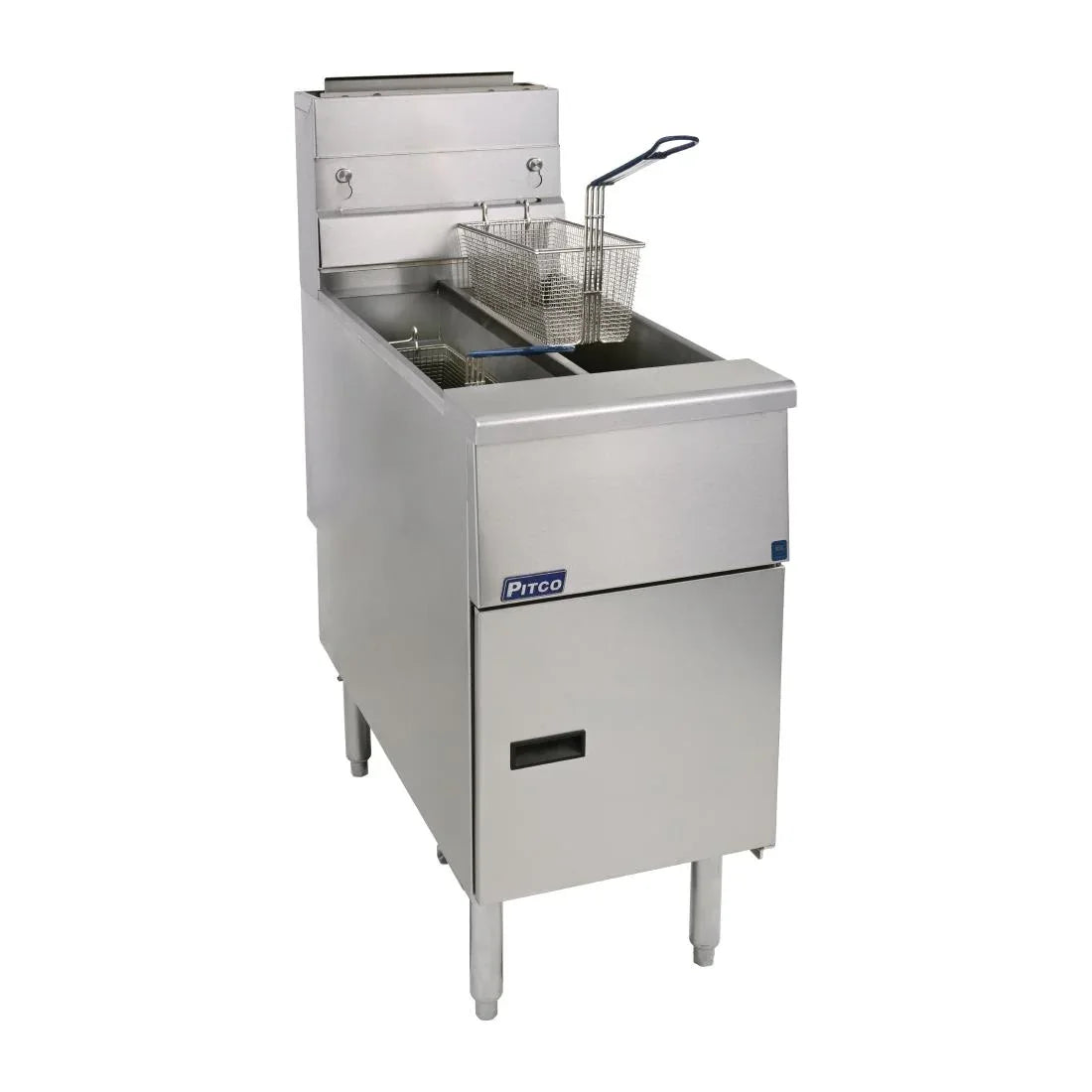 FS126 Pitco Twin Tank Gas Fryer SG14TS Nat/LPG - JD Catering Equipment Solutions Ltd