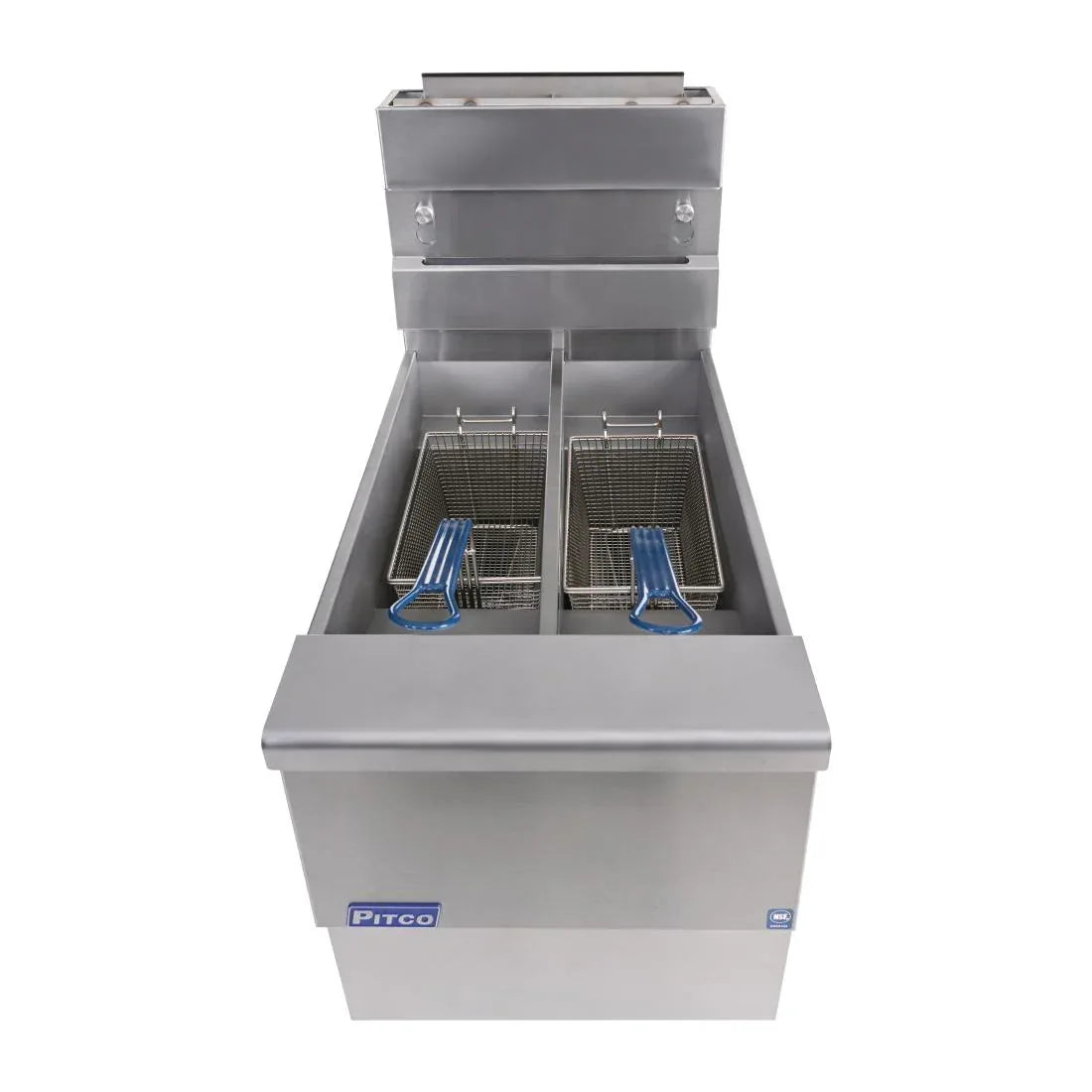 FS126 Pitco Twin Tank Gas Fryer SG14TS Nat/LPG - JD Catering Equipment Solutions Ltd