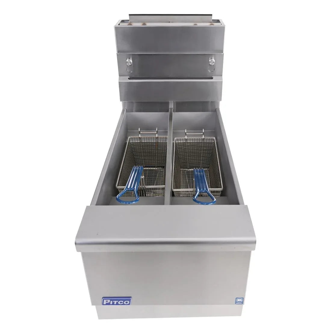 FS126 Pitco Twin Tank Gas Fryer SG14TS Nat/LPG - JD Catering Equipment Solutions Ltd